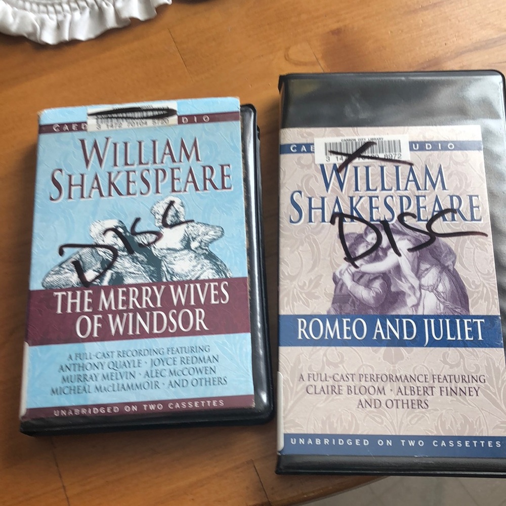 Shakespeare audiobooks